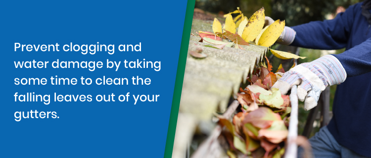 Clean out gutters